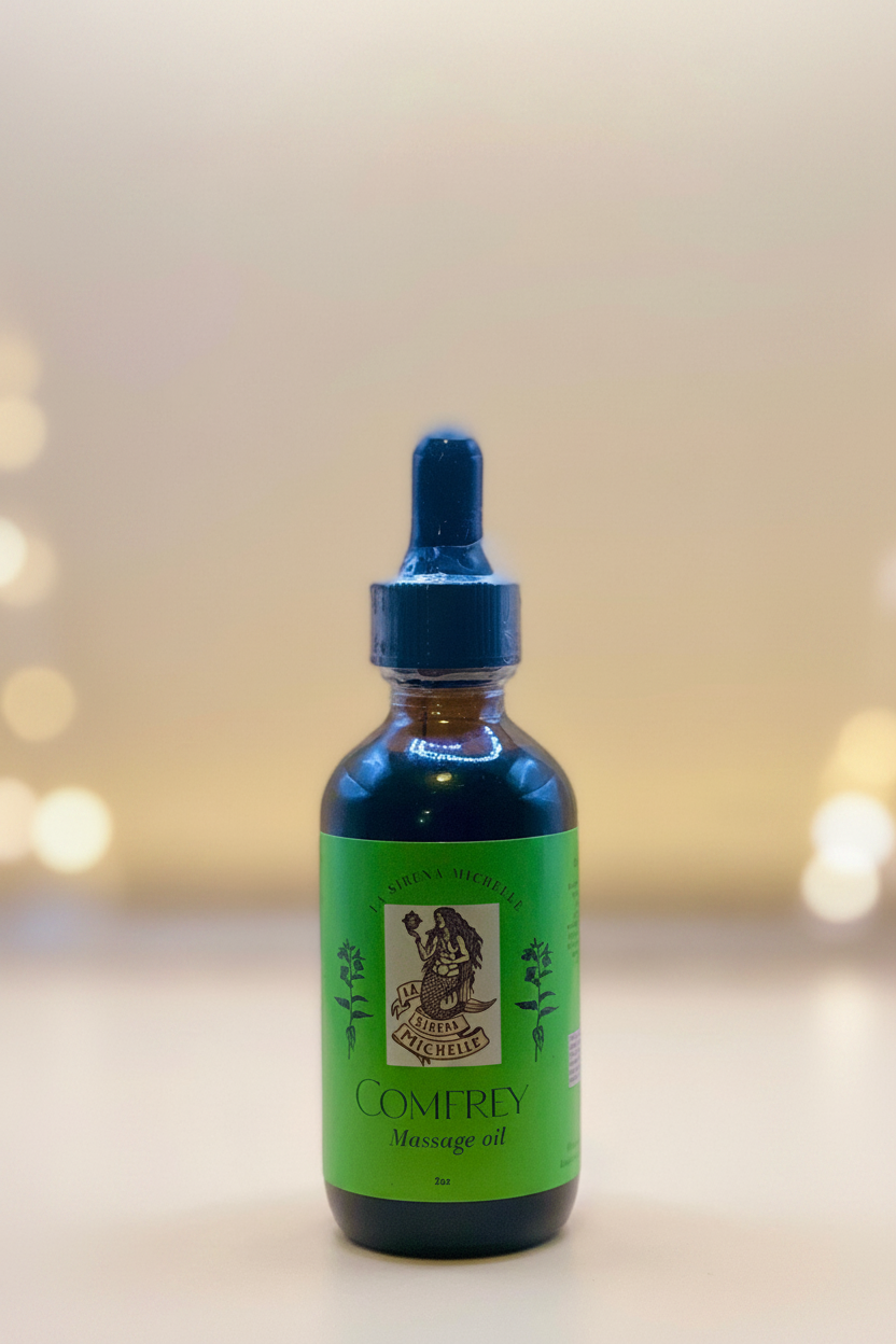 Comfrey massage/ body oil