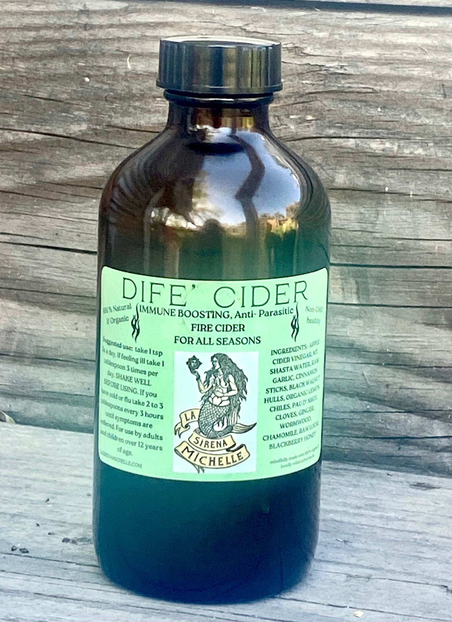 Dife' Cider (anti-parasitic,immune boosting blend)