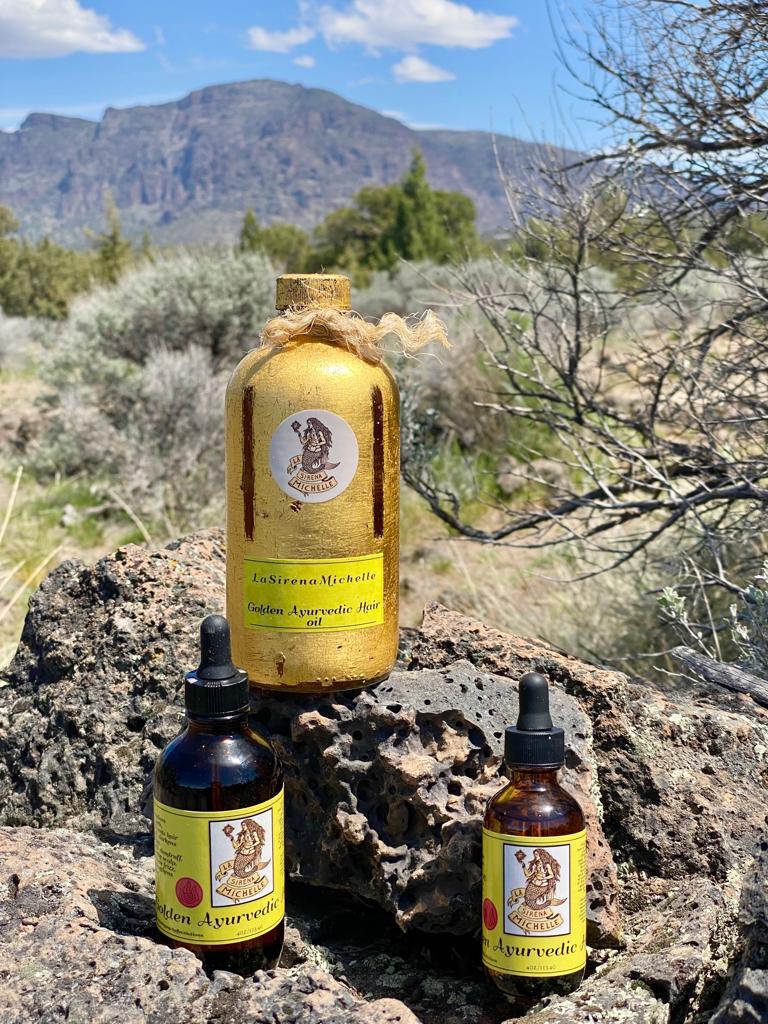 Golden Ayurvedic Hair Oil™ (multi-functional restoration hair oil)