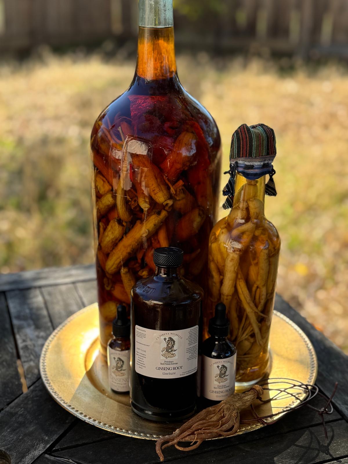2018 vintage, Premium Red Panax Korean Ginseng Root Tincture