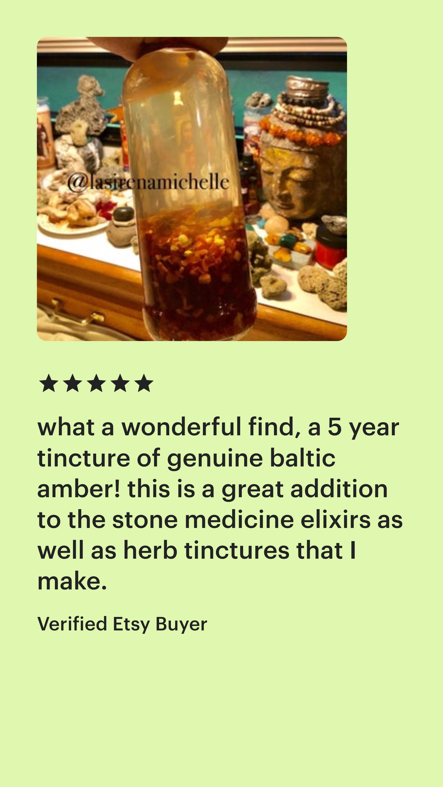 Baltic Amber tincture