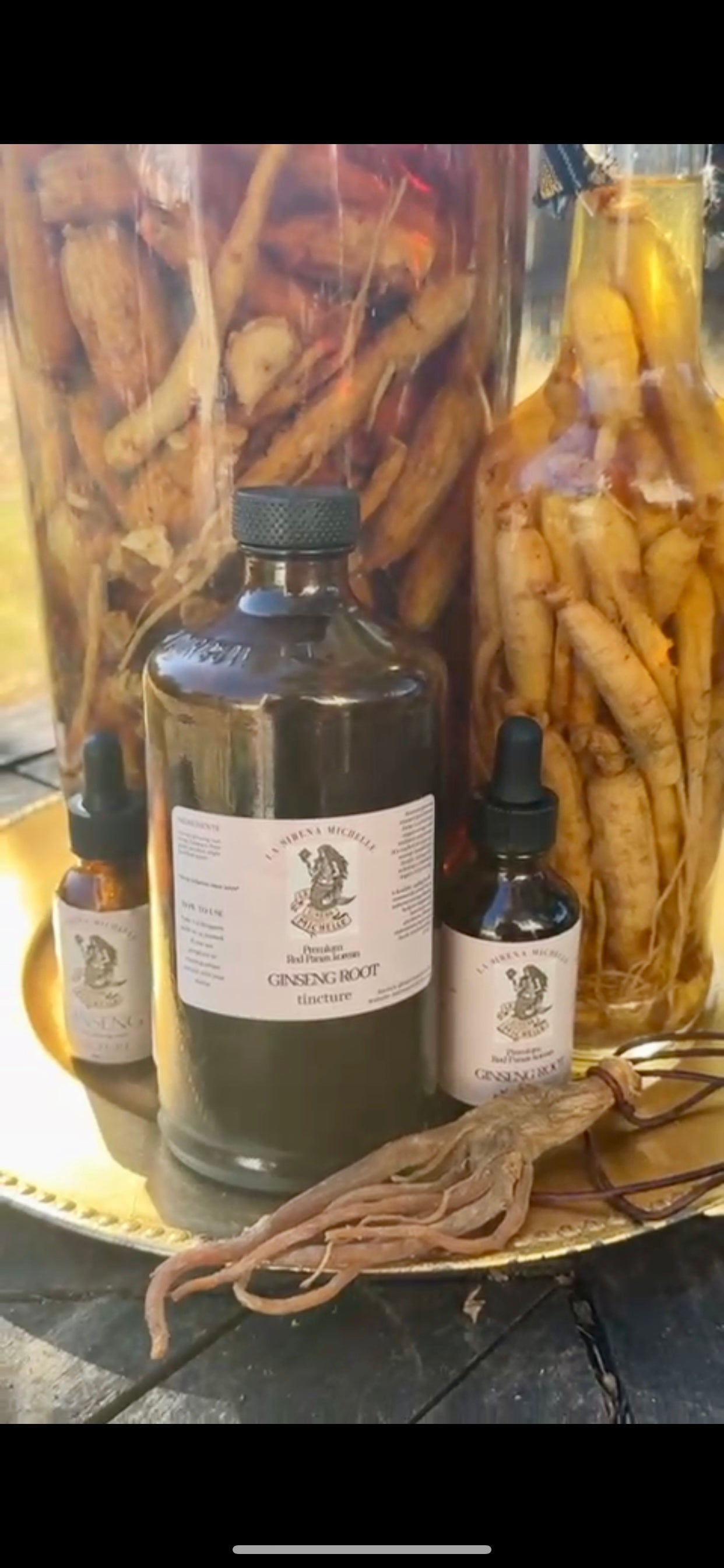 2018 vintage, 7 years old Premium Red Panax Korean Ginseng Root Tincture