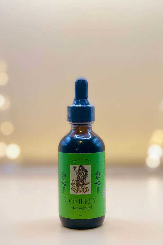 Comfrey massage/ body oil