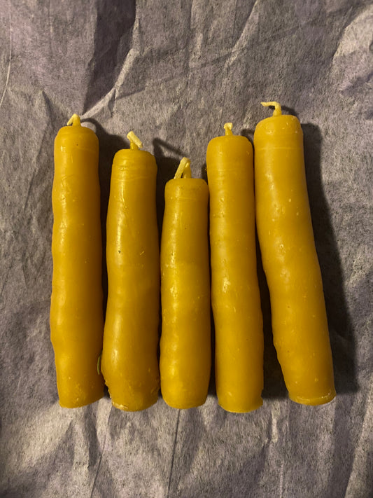 Beeswax taper candles